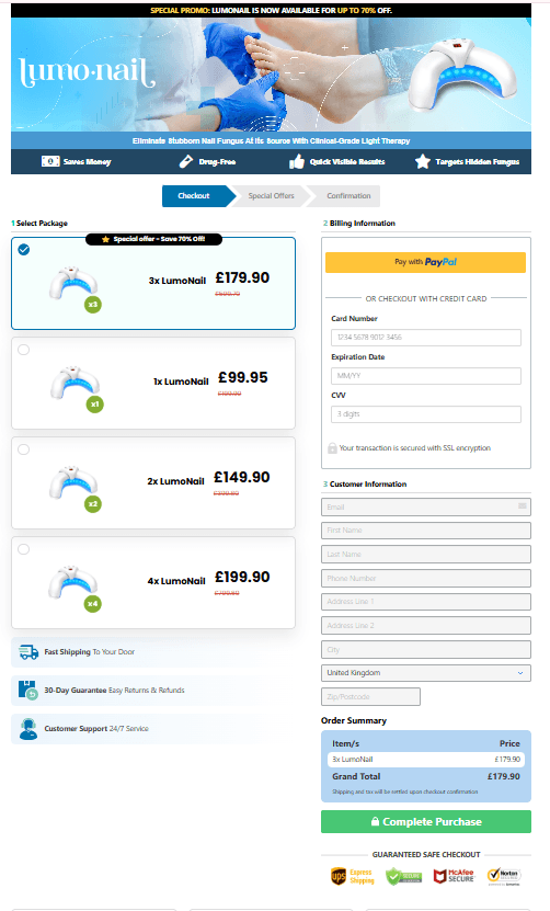 LumoNail UK bundle price