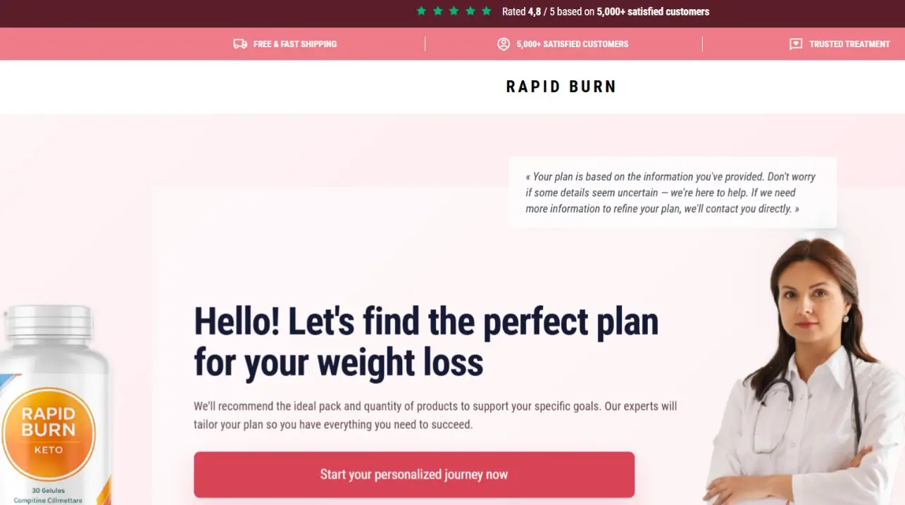 RAPID BURN Keto Capsules UK reviews