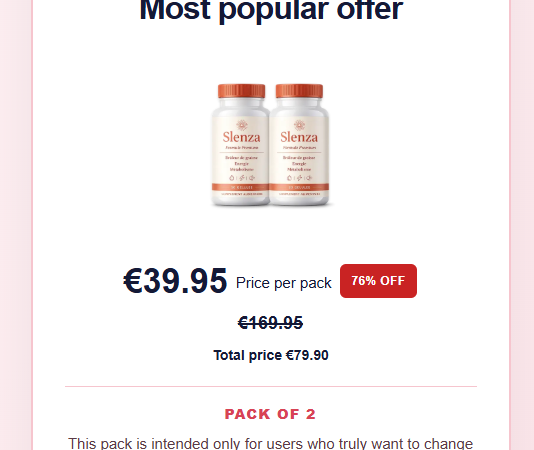 Slenza Capsules UK/IE