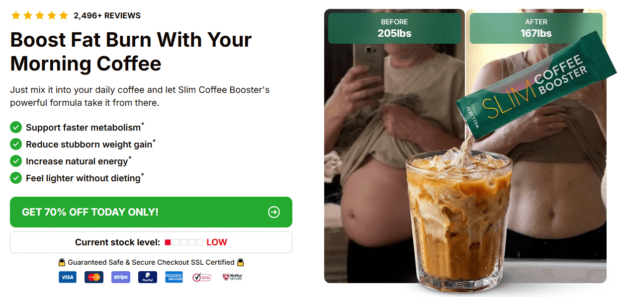 Wellaray Slim Coffee Booster CA